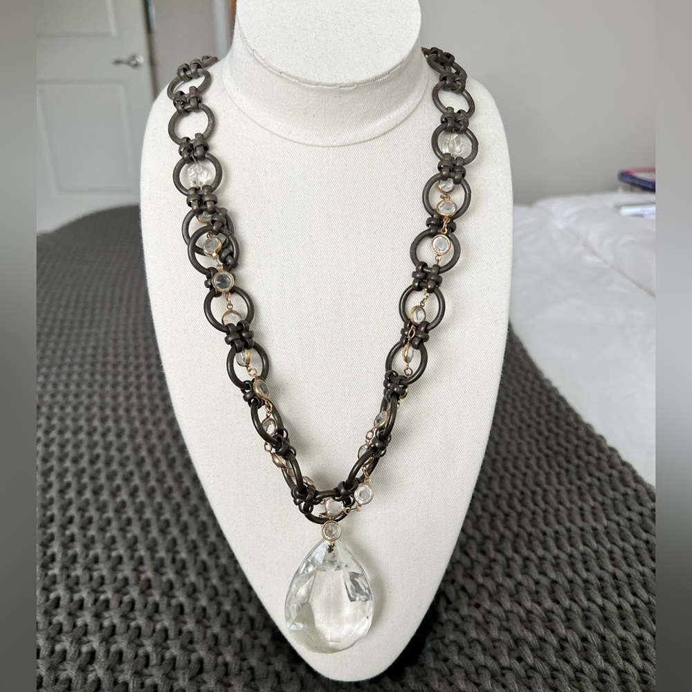Crystal handmade necklace